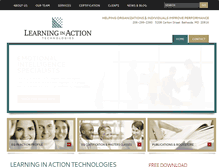 Tablet Screenshot of learninginaction.com